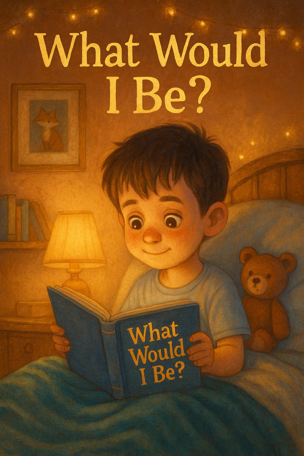 Use the face of the child in the input image as reference.