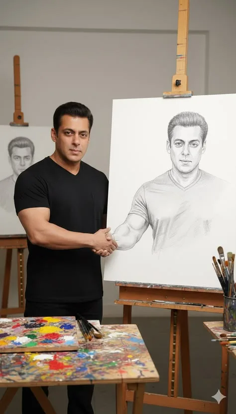An absolute visual masterpiece, hyper-photorealistic and ultra-detailed full-body vertical portrait capturing a creative artistic optical