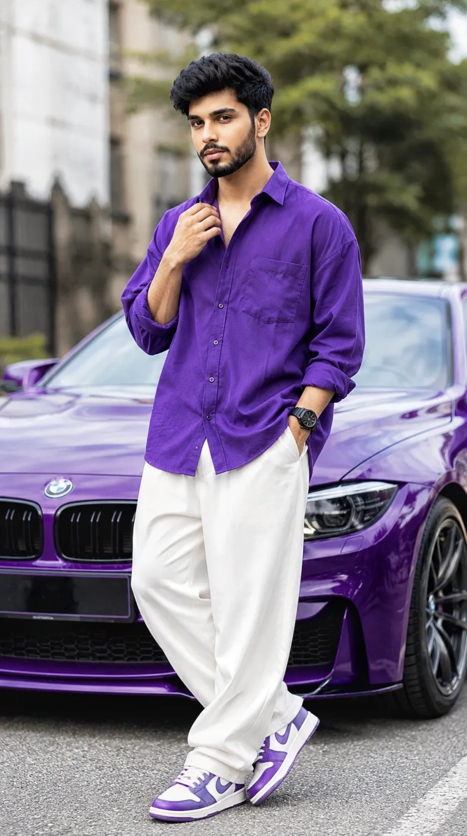 Fashion Portrait South Asian Man