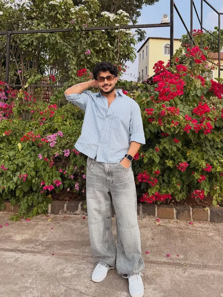 Create an ultra-realistic full-body outdoor portrait matching the reference image as closely as possible in pose, composition, camera