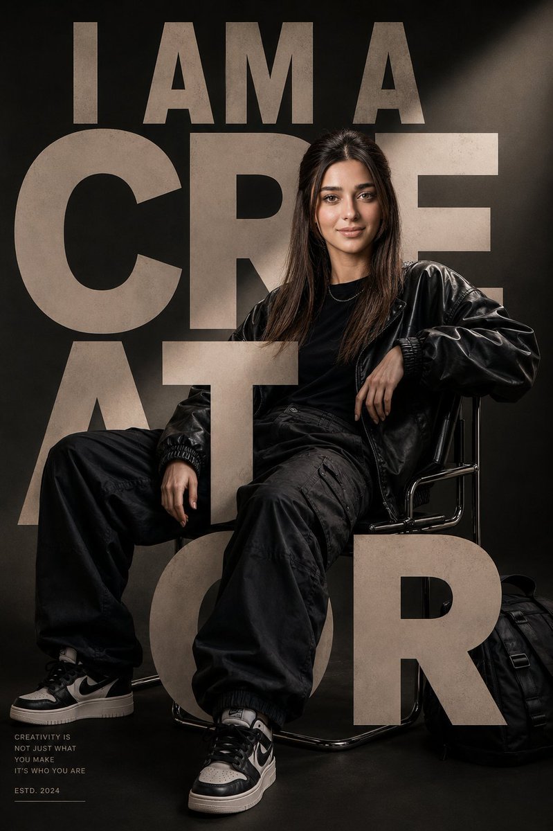 GPT IMAGE 2 on CHAT GPT: Prompt: Ultra-premium fashion editorial poster, luxury streetwear aesthetic, 4:5 portrait composition.