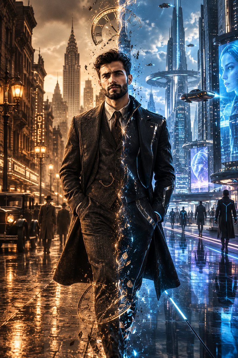Image created on Gpt 2 Prompt: Ultra-realistic cinematic surreal photograph of a strikingly handsome young man in his early 20s standing