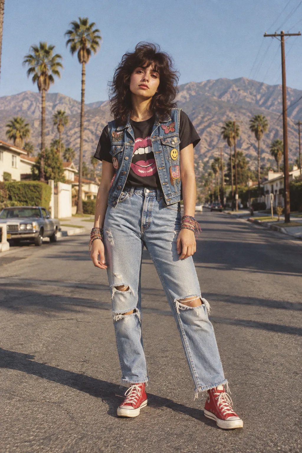 📸 Exact Look / Universal Image Prompt > Create a highly realistic vertical 2:3 cinematic street-fashion photograph, using the uploaded