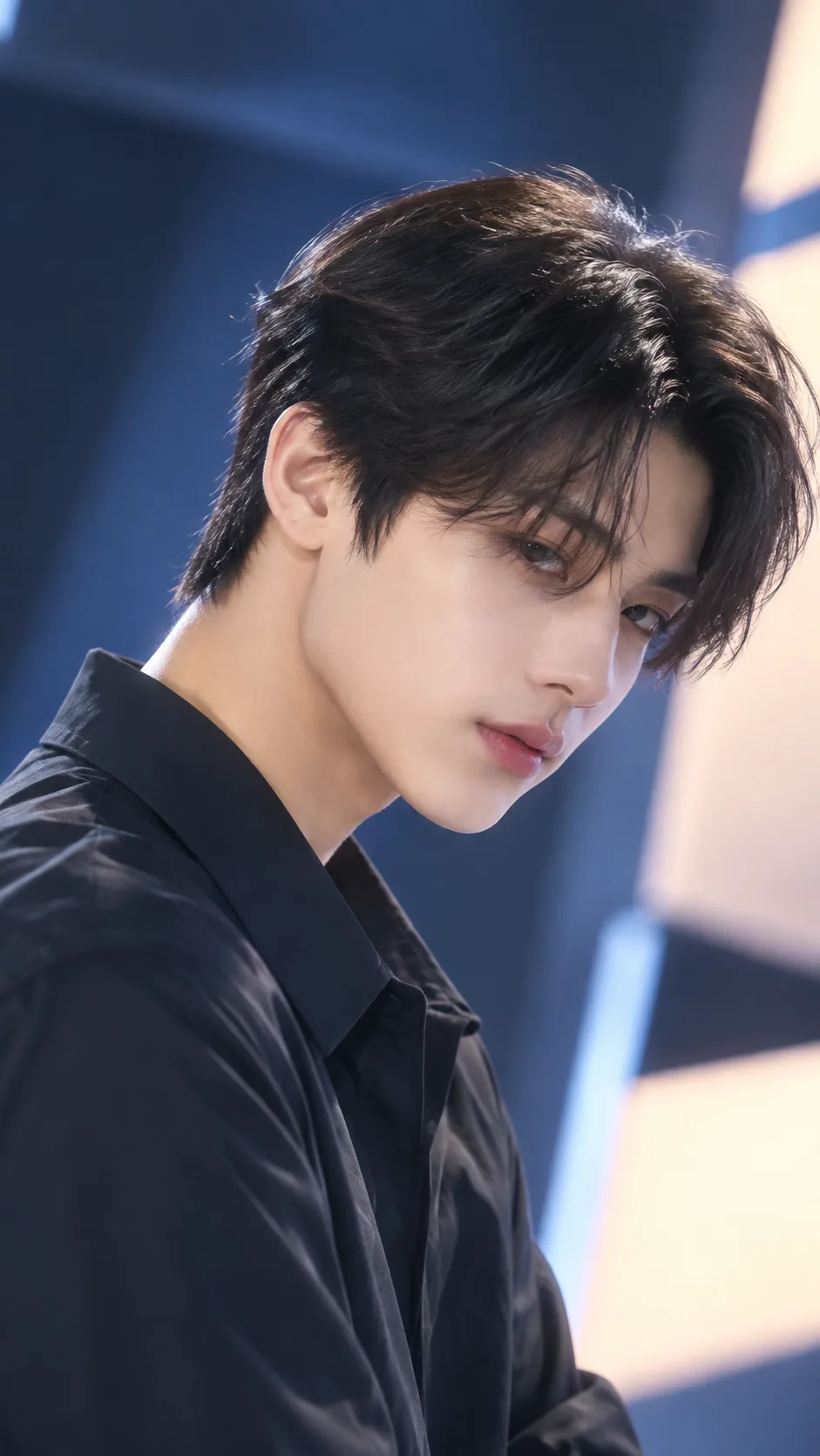 aspect ratio 9:16 , Keep the person exactly as shown in the reference image with 100% identical facial features, bone structure, 4K