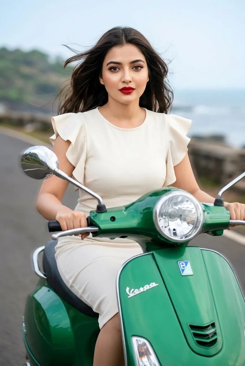 A stunning high-fashion women's magazine photoshoot, Vogue-style editorial portrait, beautiful young woman with 100% accurate given face,