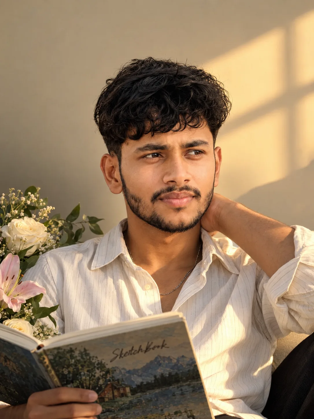 SAME-TO-SAME RECREATION PROMPT — ULTRA-REALISTIC 8K DSLR PORTRAIT Use the uploaded reference image as the ABSOLUTE SCENE, COMPOSITION,