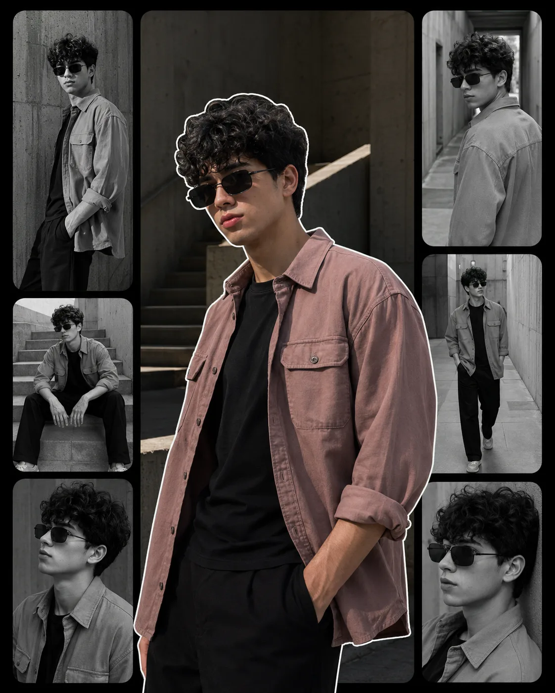 Create a premium ultra-realistic cinematic fashion editorial portrait of a young adult South Asian male, using the uploaded reference image