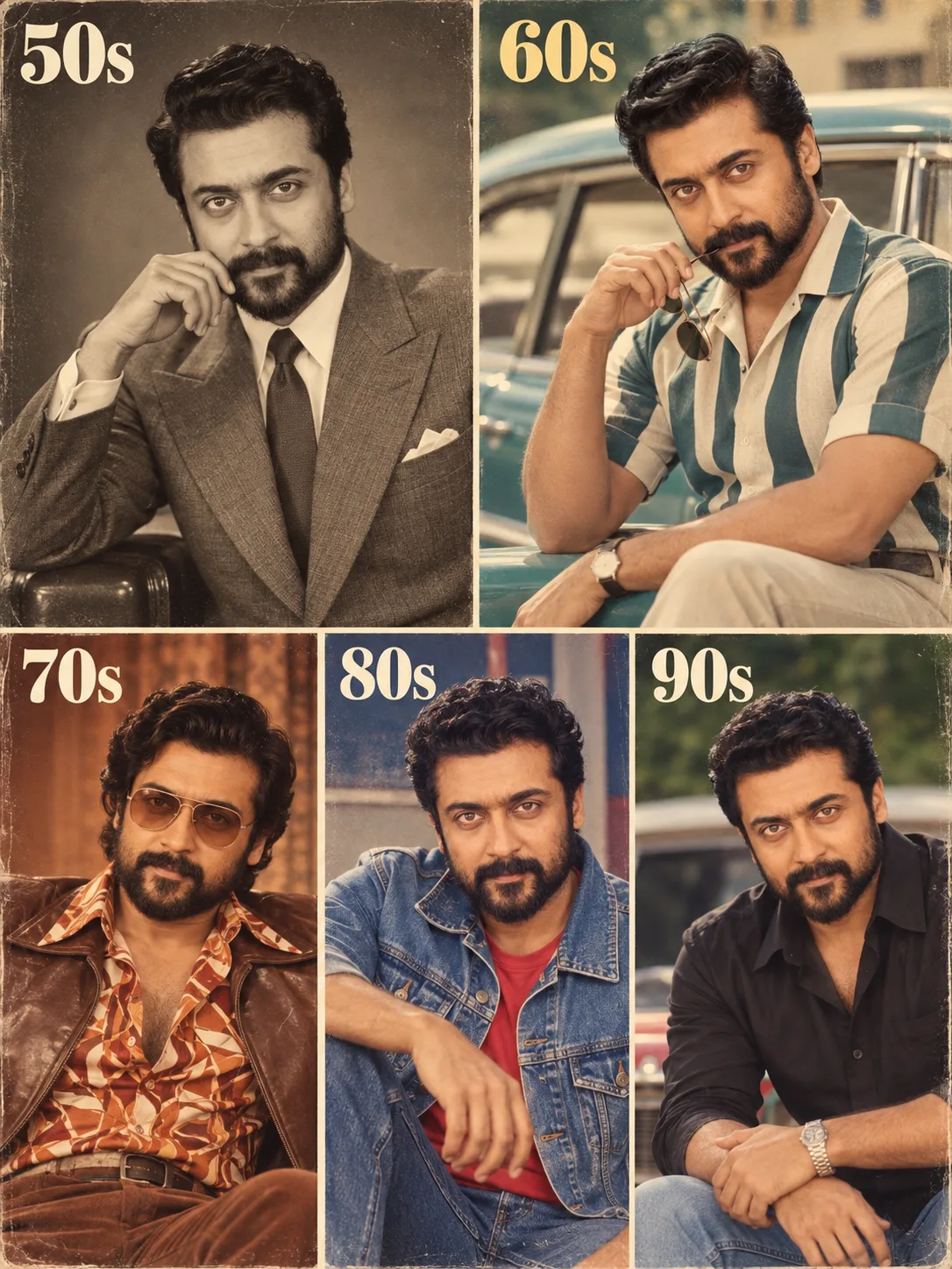 /TIMEPOSTER (50s 60s 70s 80s 90s • different era, outfit, pose & setting