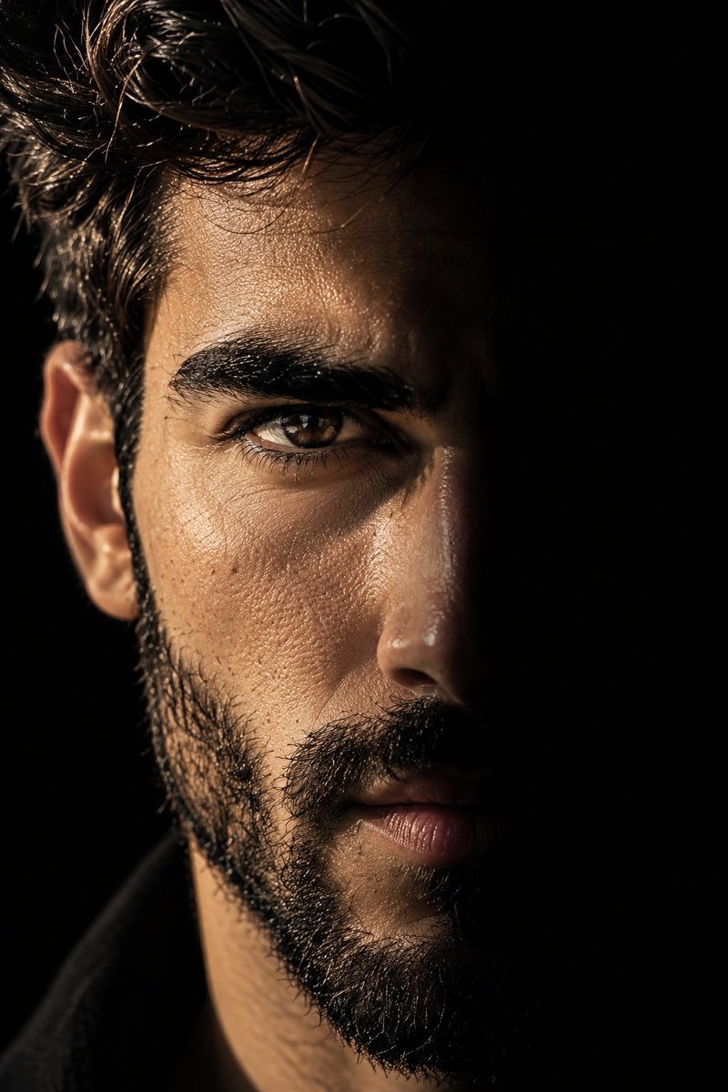 Luxury Perfume Man Portrait
