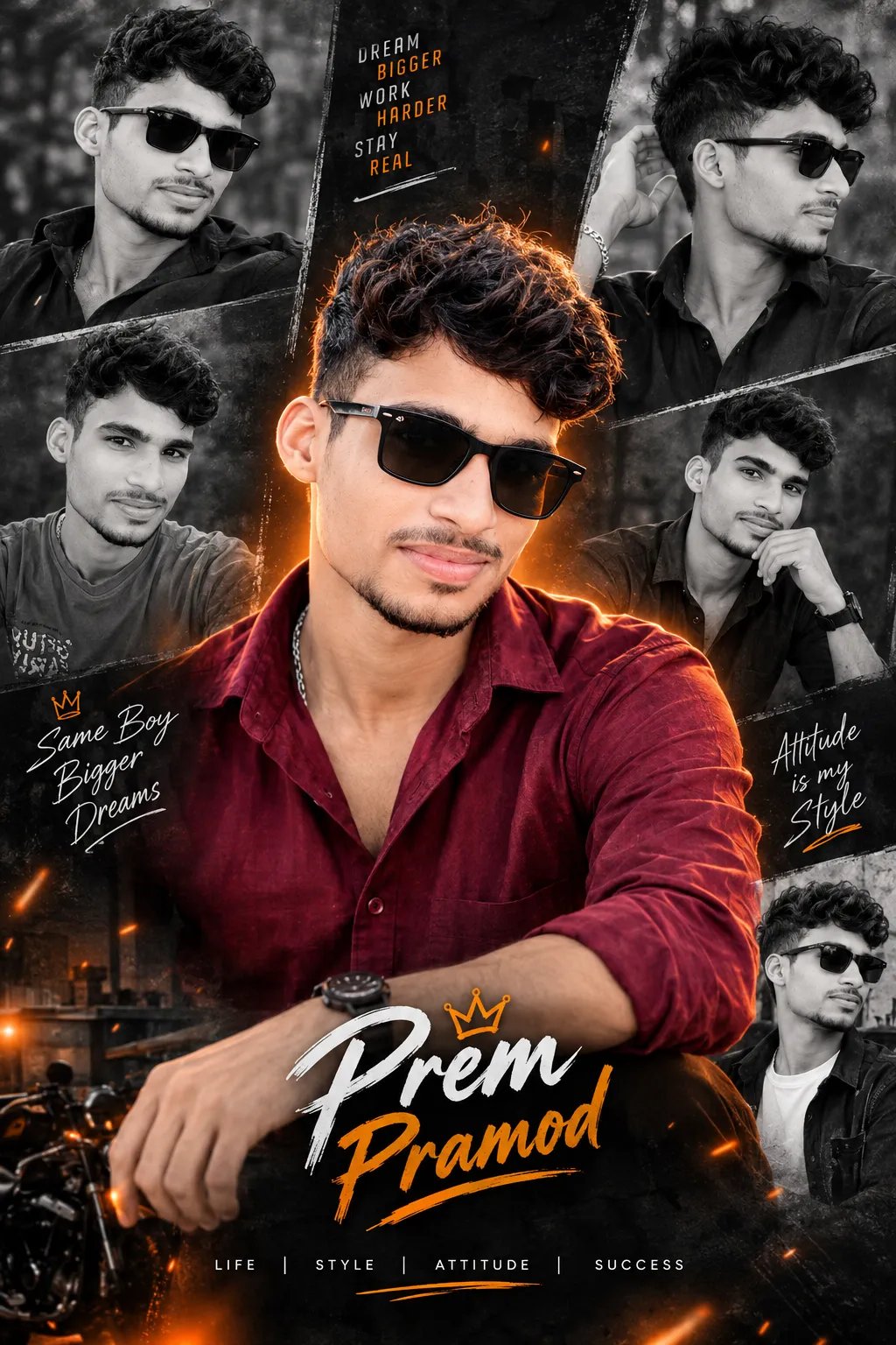 Stylish Indian Boy Portrait