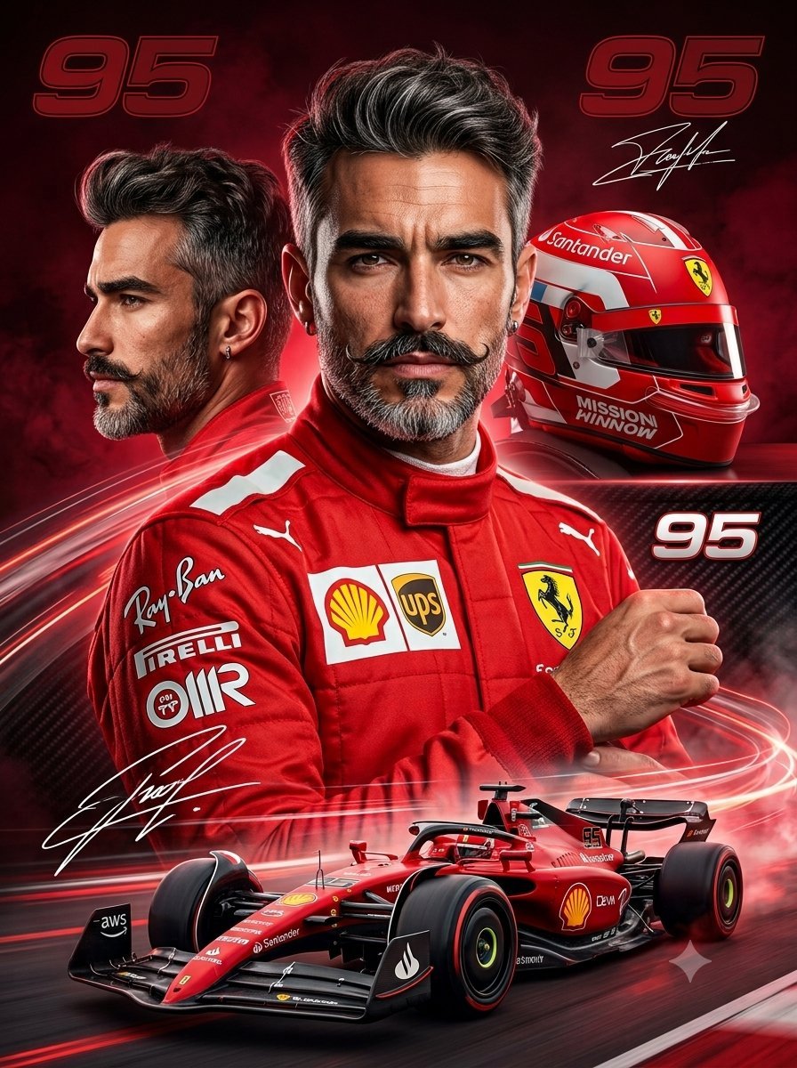 Image created on Gpt 2 Prompt: Genre: Ultra-realistic Formula 1 luxury sports editorial poster, cinematic motorsport campaign, premium