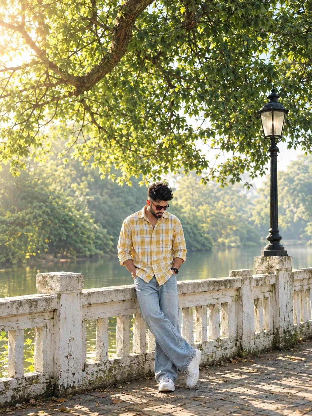 Create an ultra-realistic, high-resolution vertical lifestyle fashion photograph based specifically on the uploaded reference image.