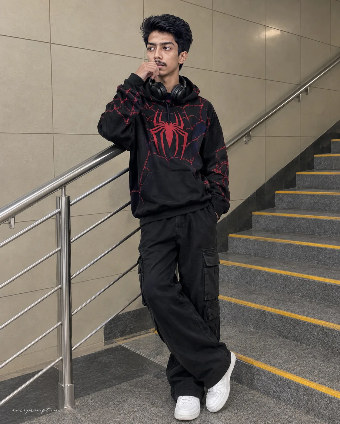 Create an ultra-realistic full-body fashion portrait using the uploaded reference photo as the PRIMARY identity reference.