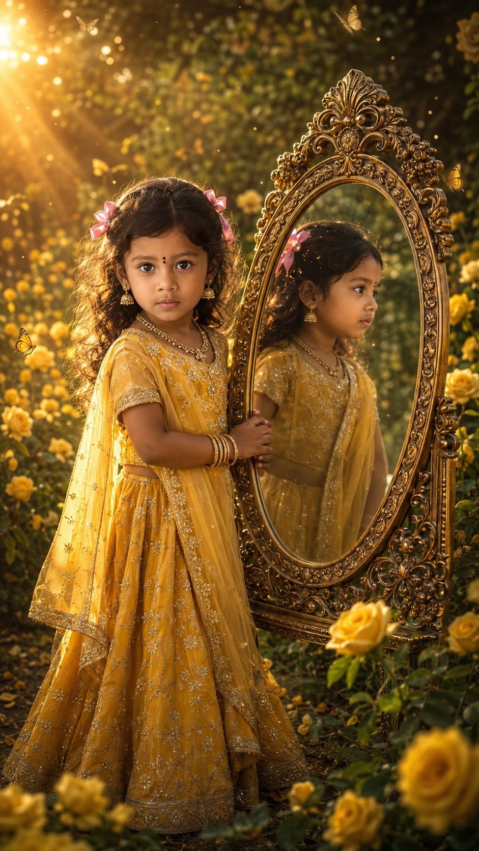 Indian Girl Portrait Lehenga
