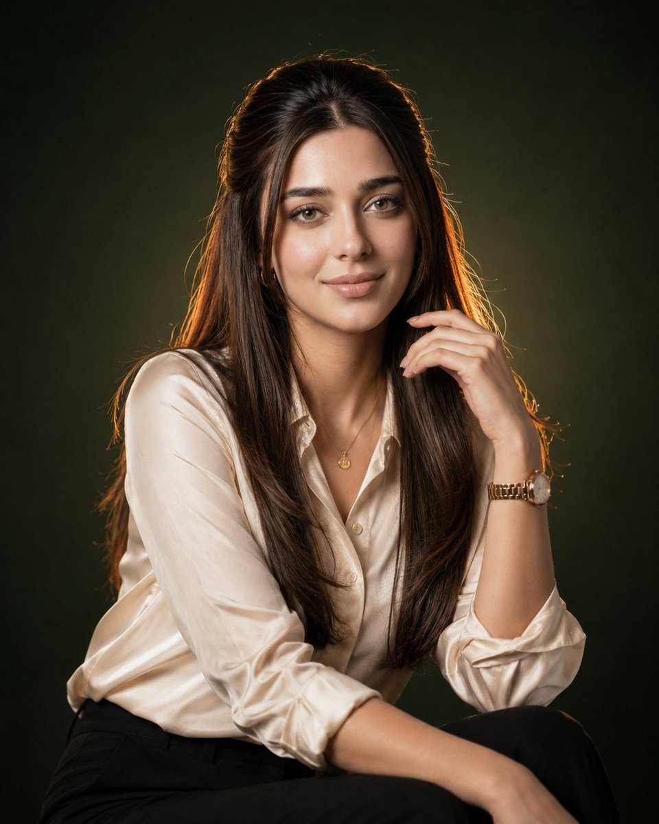 GPT IMAGE 2 on CHAT GPT: Prompt: Create an ultra-realistic luxury editorial portrait of the subject seated in a relaxed pose, looking