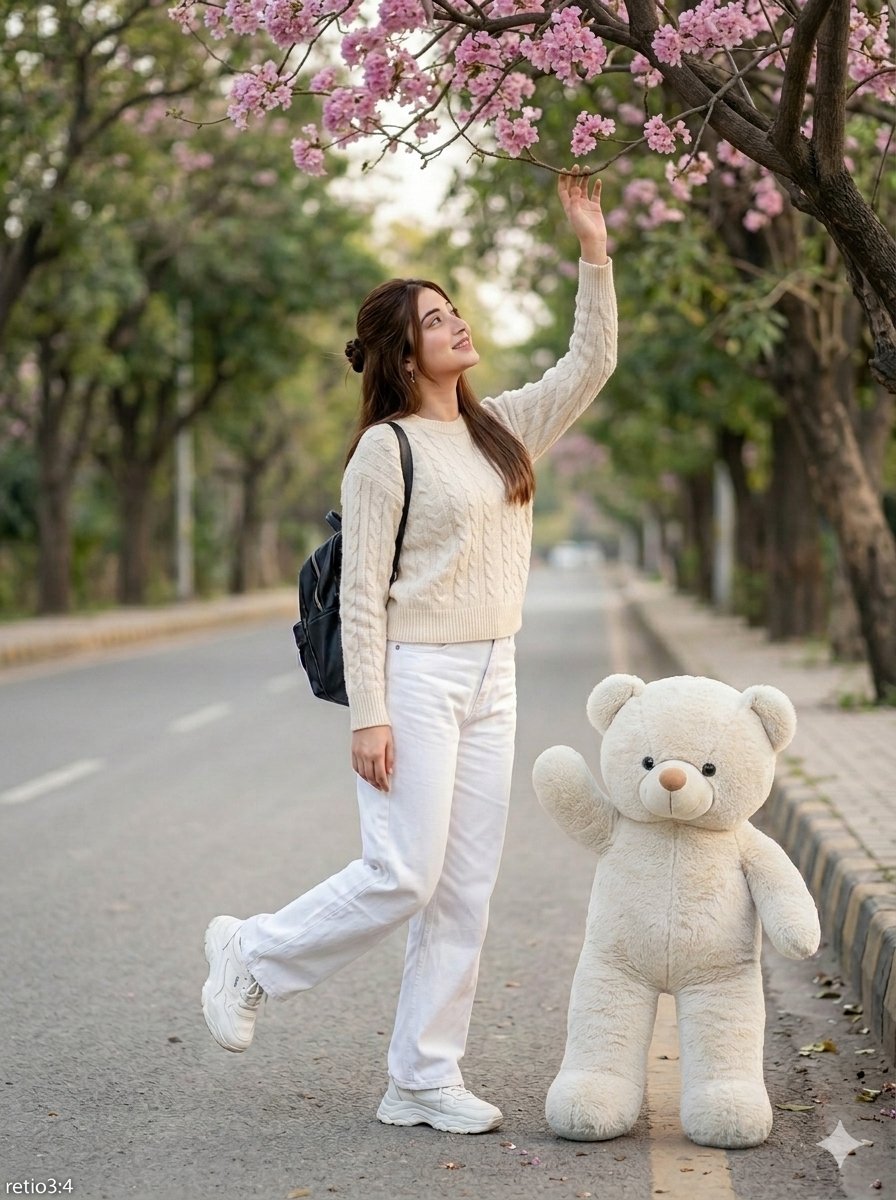 Image using on Gamini nano banana pro Prompt💬 An ultra-realistic DSLR-style photo of a female character.