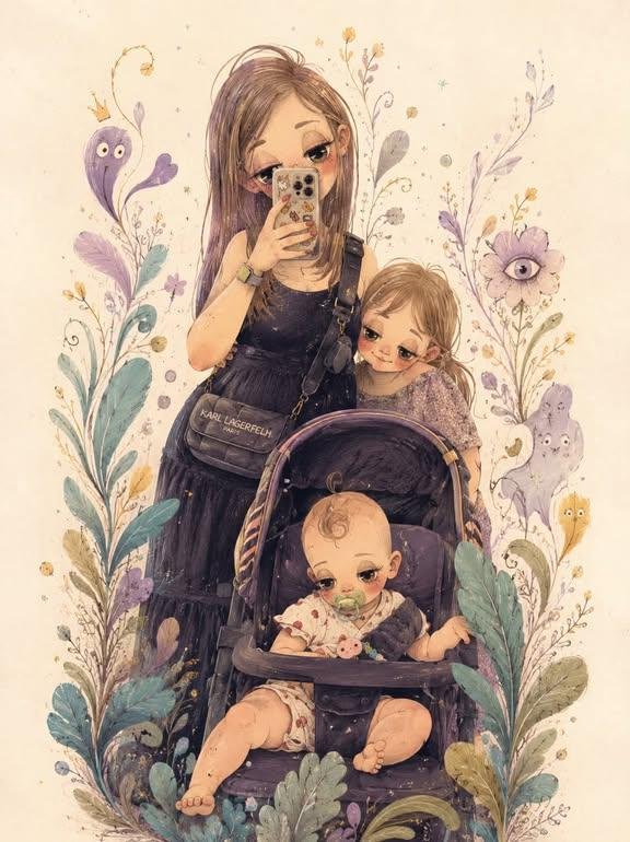 Surreal Hand-Drawn Cartoon Illustration