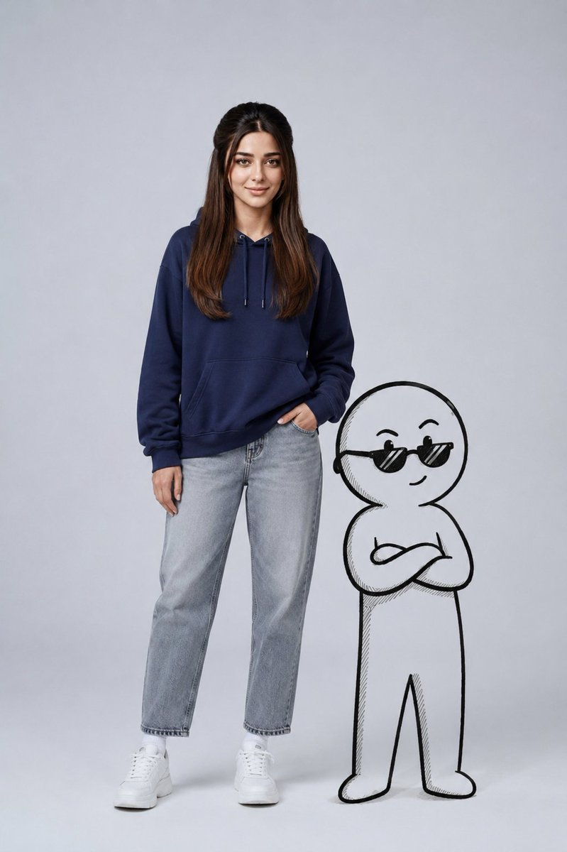 GPT IMAGE 2 on CHAT GPT: PROMPT: Create a clean, minimalist studio portrait with a light gray seamless background.