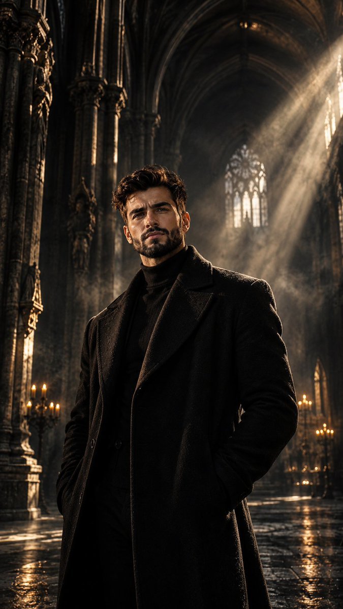 Dark Fantasy Cathedral Portrait