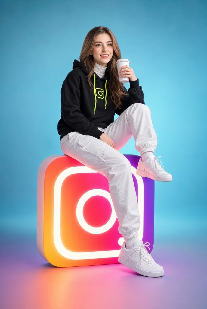 1. Open Gemini / Grok / GPT Image 2.0 2. Upload your photo 3. Copy the prompt 4. Generate 5. Prompt ⤵️ Full shot studio photography of a