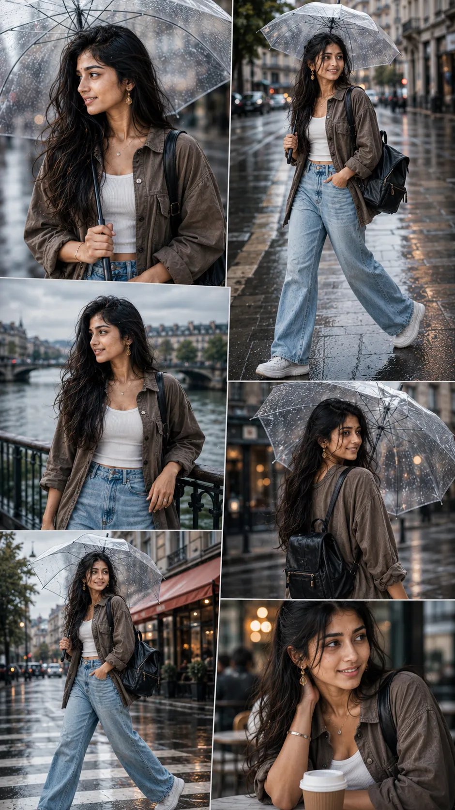 South Asian Woman Editorial Collage