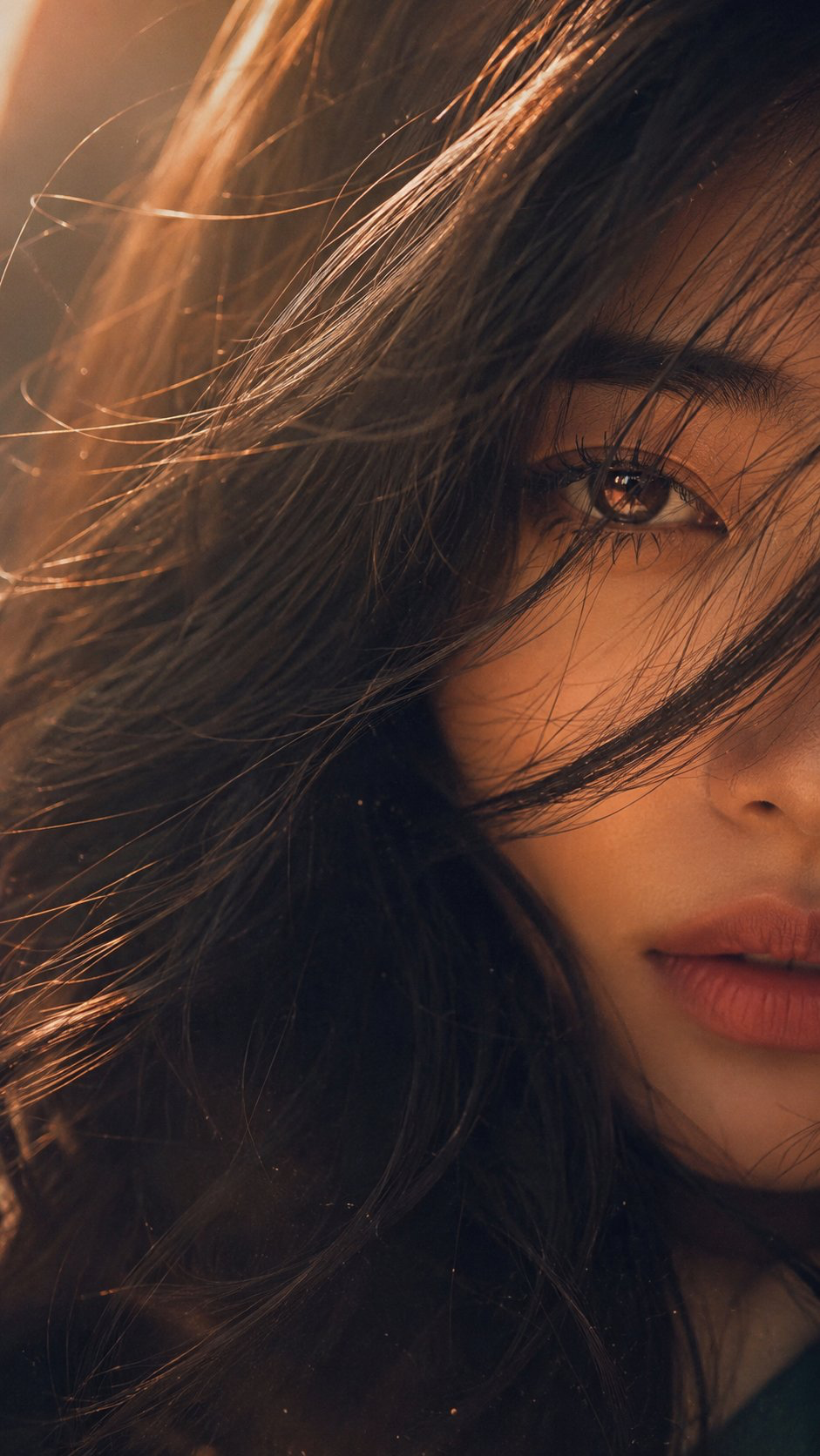 Create a portrait without changing my facial features.