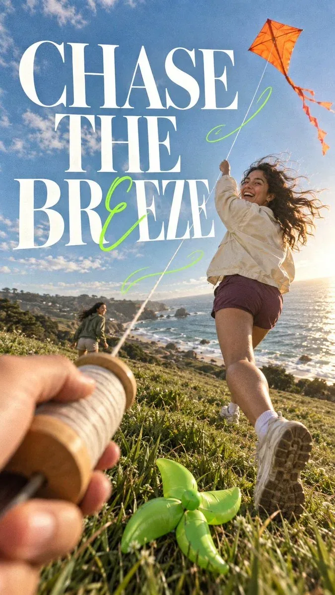 Create a high-resolution vertical 4:5 cinematic lifestyle poster inspired by the reference image.