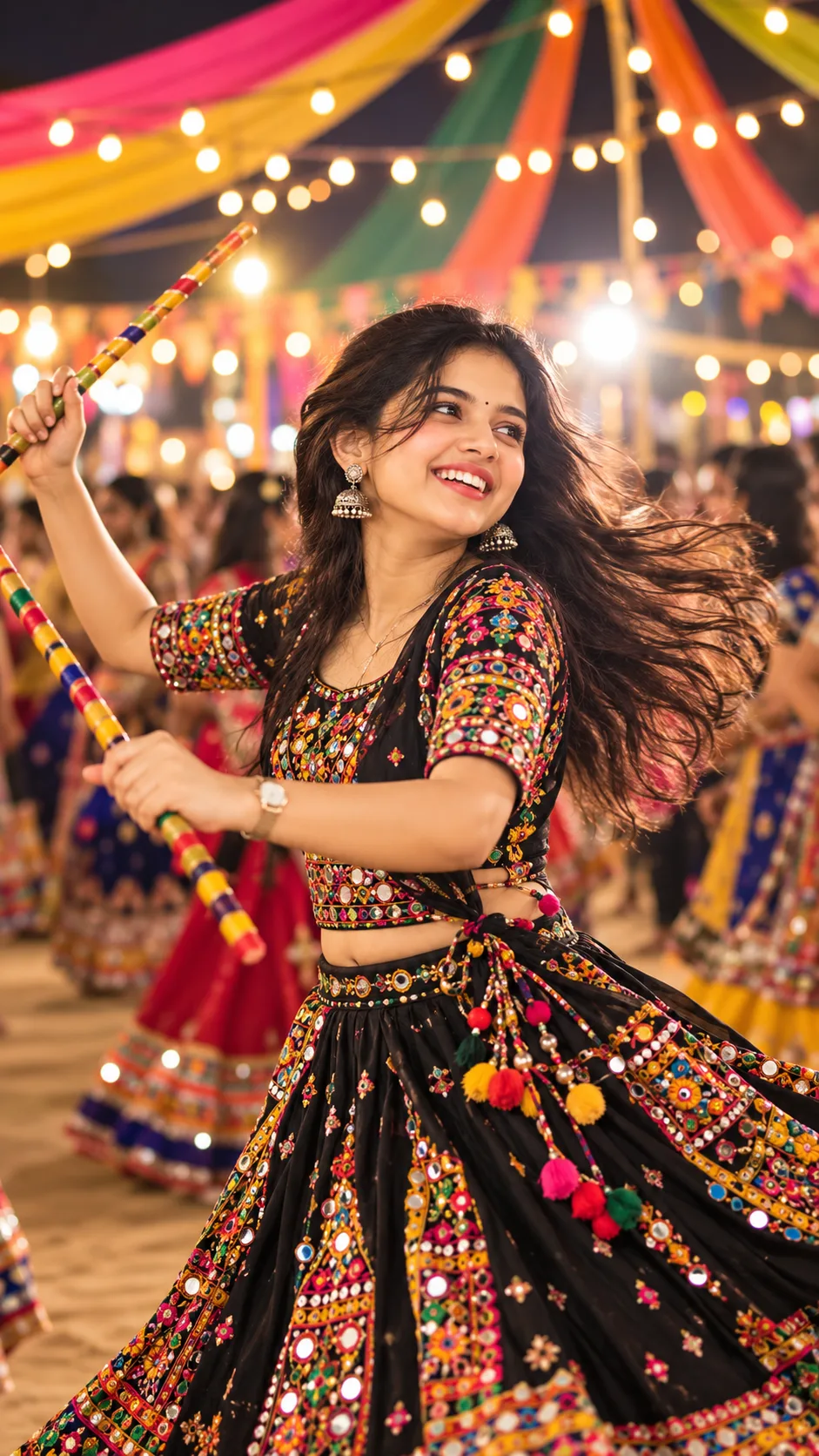 Dandiya Nights ✨💃 | Garba Vibes & Festive Magic 🪩