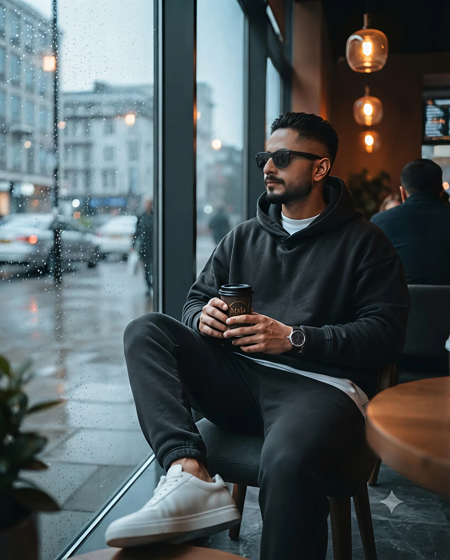 A cinematic portrait of a mysterious person standing in dense fog, moody lighting, ultra-detailed, 8k resolution, shot on 35mm lens,