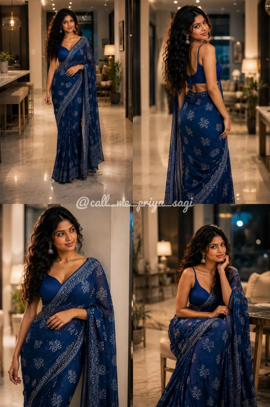 Indian Woman Saree Portrait