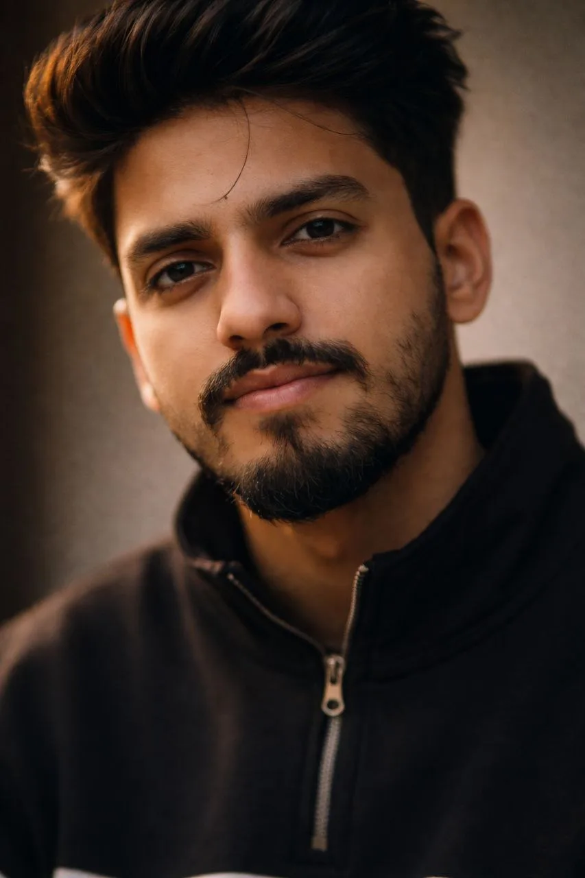 Ultra close-up cinematic portrait.