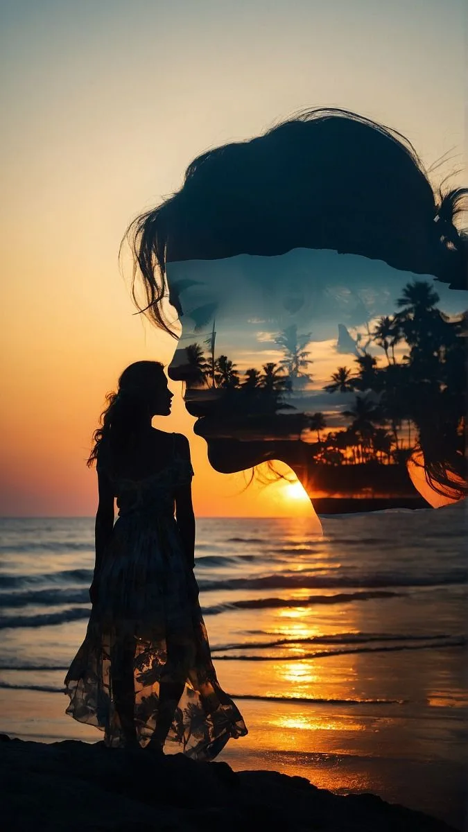 A multi-exposure fine art photography.