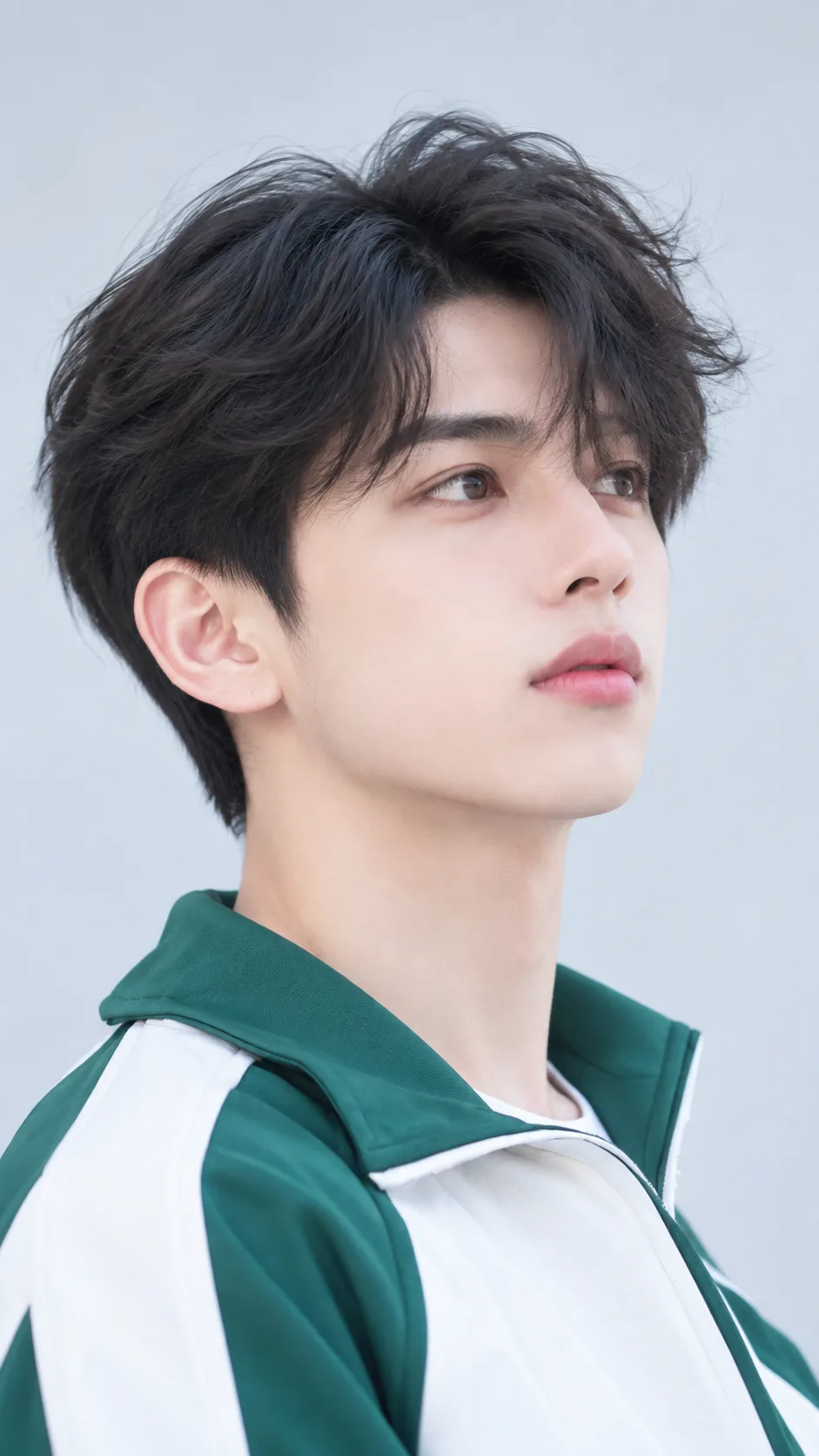 aspect ratio 9:16 , Keep the person exactly as shown in the reference image with 100% identical facial features, bone structure, 4K