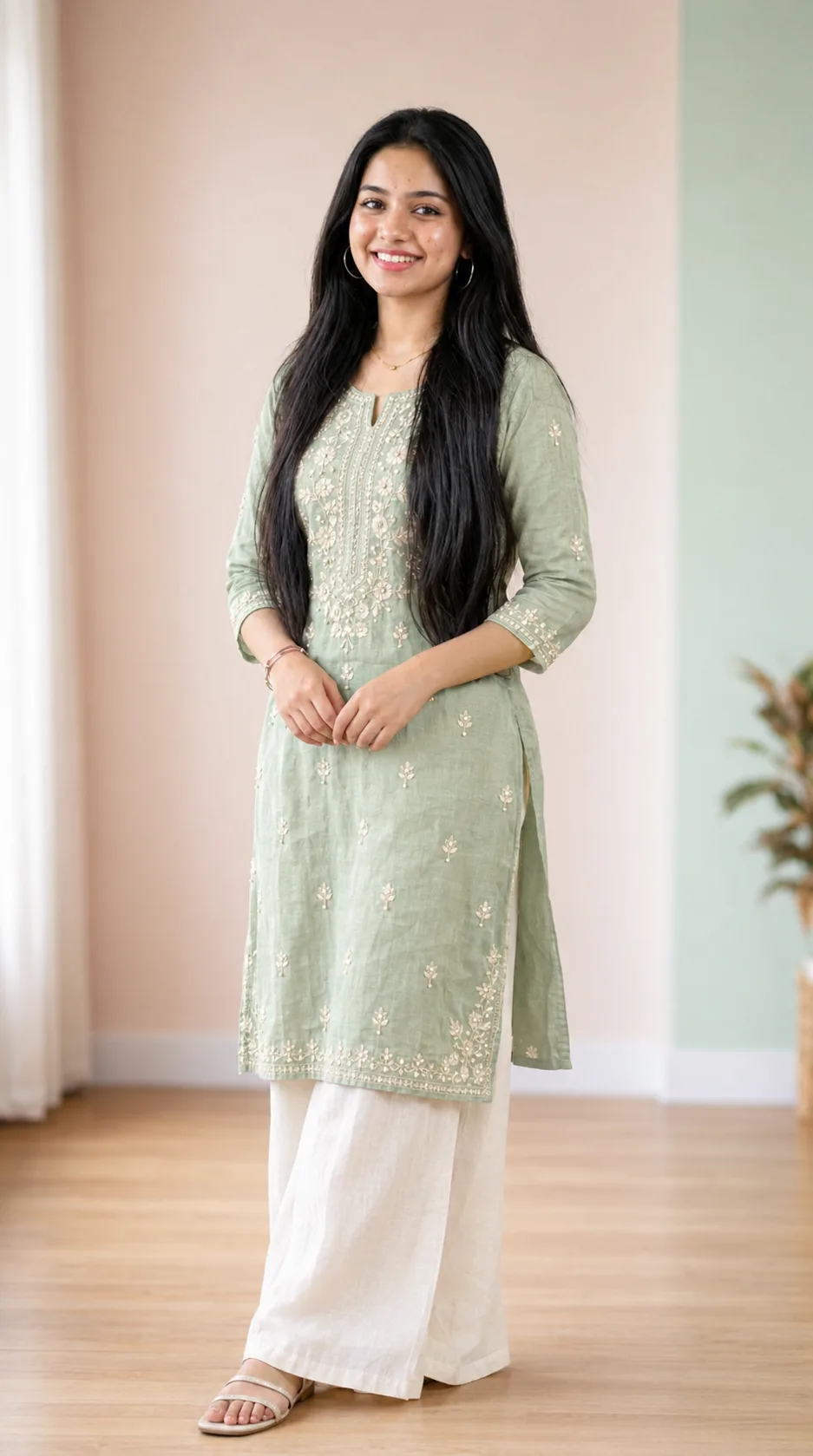Create a highly realistic full-body portrait using the uploaded reference photo.