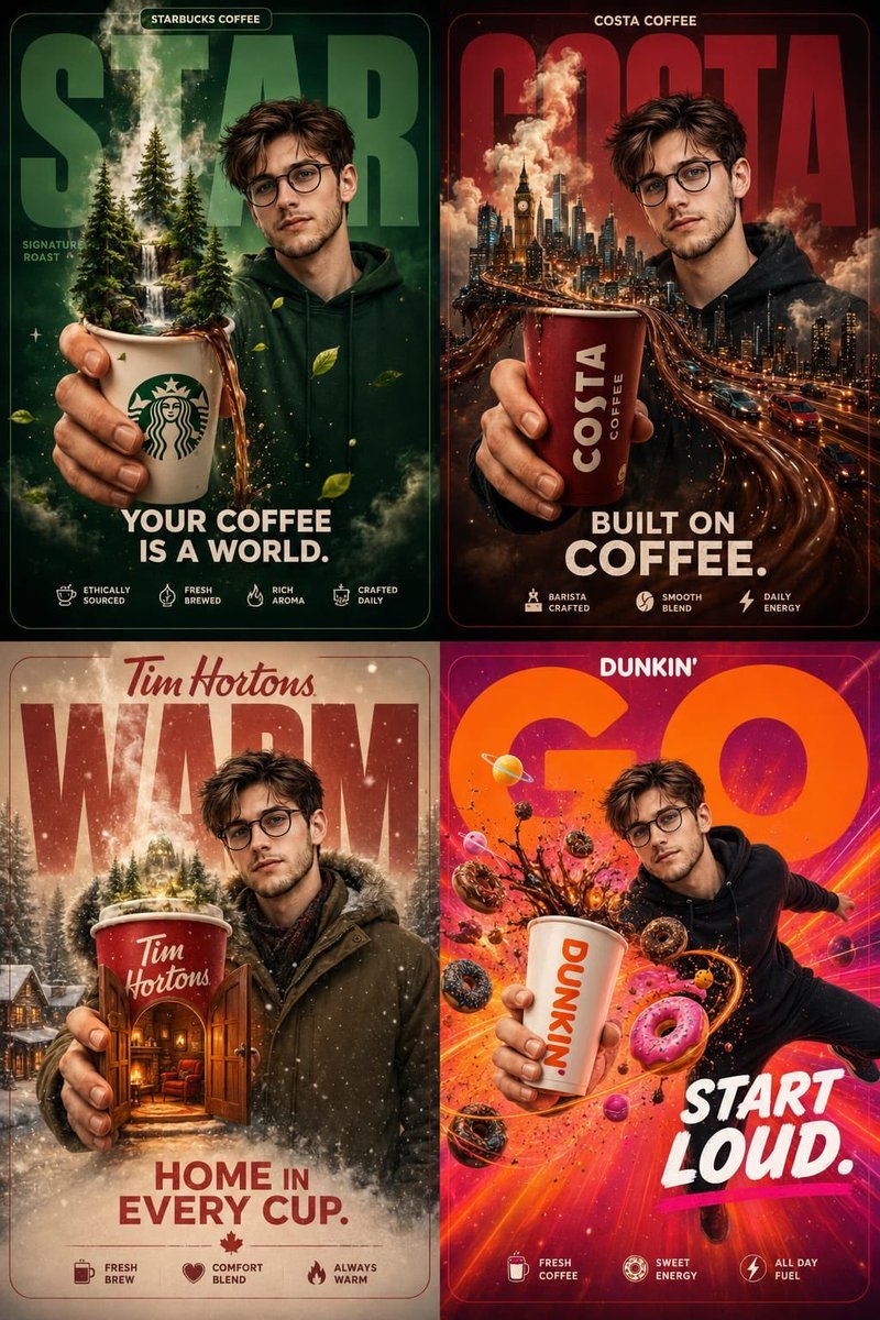 Premium Coffee Brand Campaign