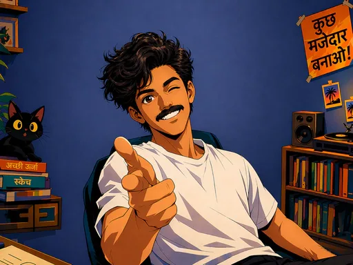 Create a trending anime art style image from the uploaded subject.