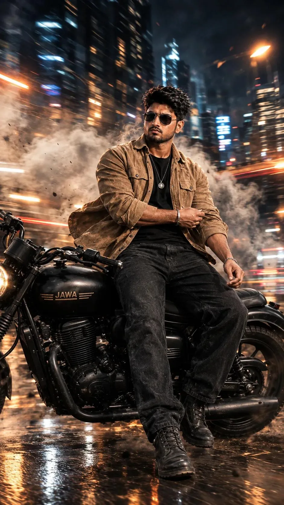 Hyper-realistic IMAX/Netflix-style cinematic editorial portrait, 9:16 vertical.