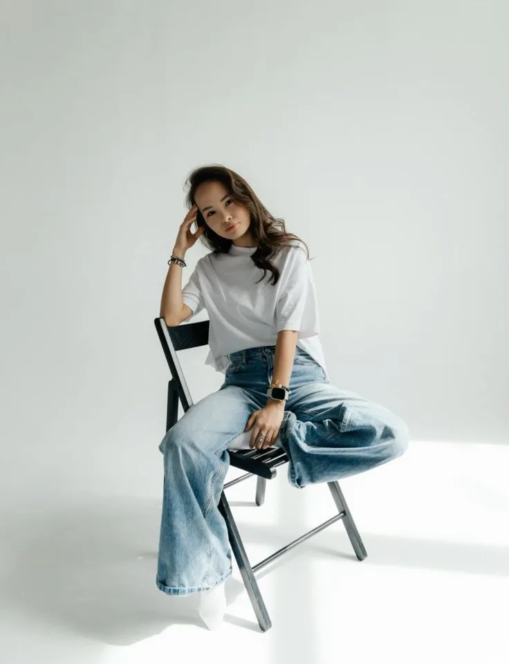 Minimalist Casual Studio Portrait
