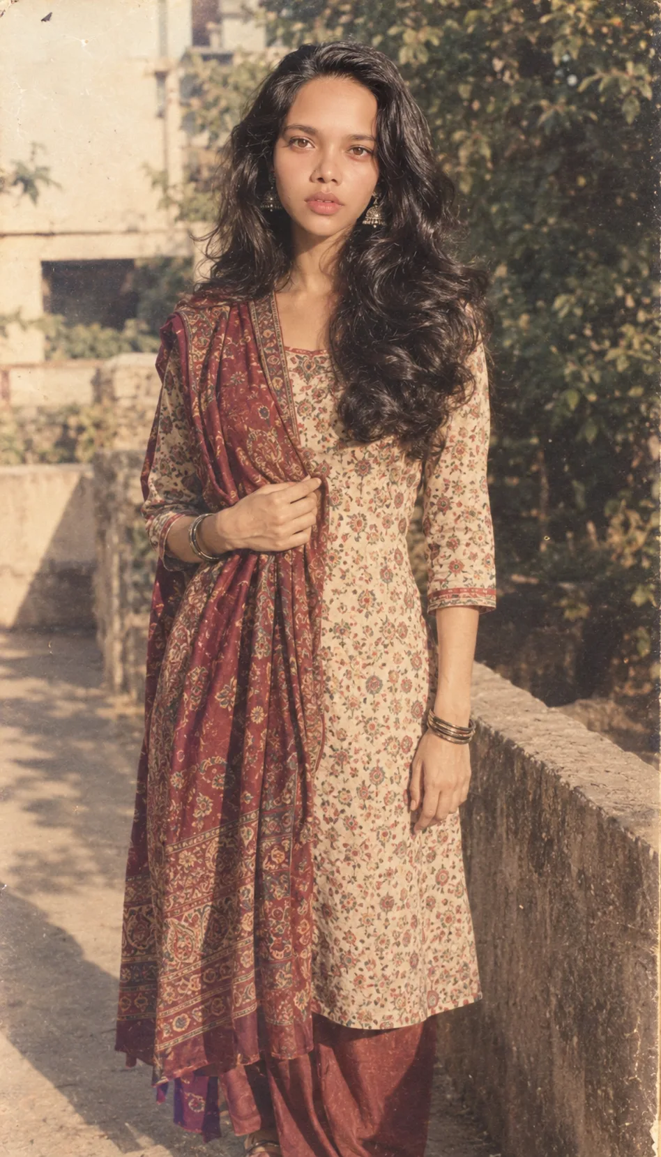Create a highly realistic vintage Indian portrait photography series using my uploaded personal photo as the PRIMARY and ONLY identity