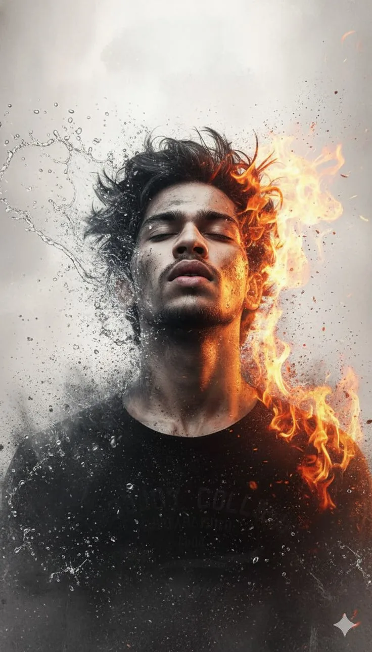 Prompt: Create a highly realistic, ultra-detailed cinematic portrait of a young Indian man, inspired by the provided reference image.