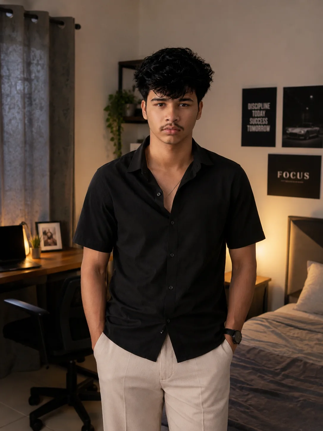 Create an ultra-realistic, high-quality 4K lifestyle portrait closely matching the reference photo.