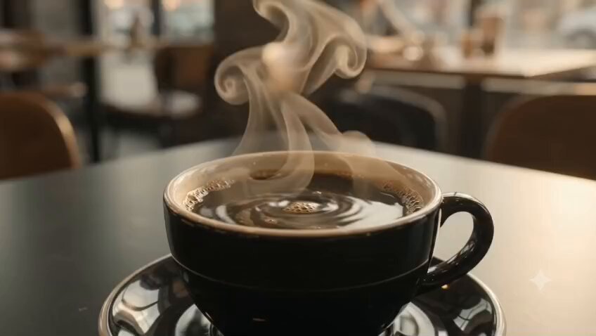 Futuristic City in Coffee