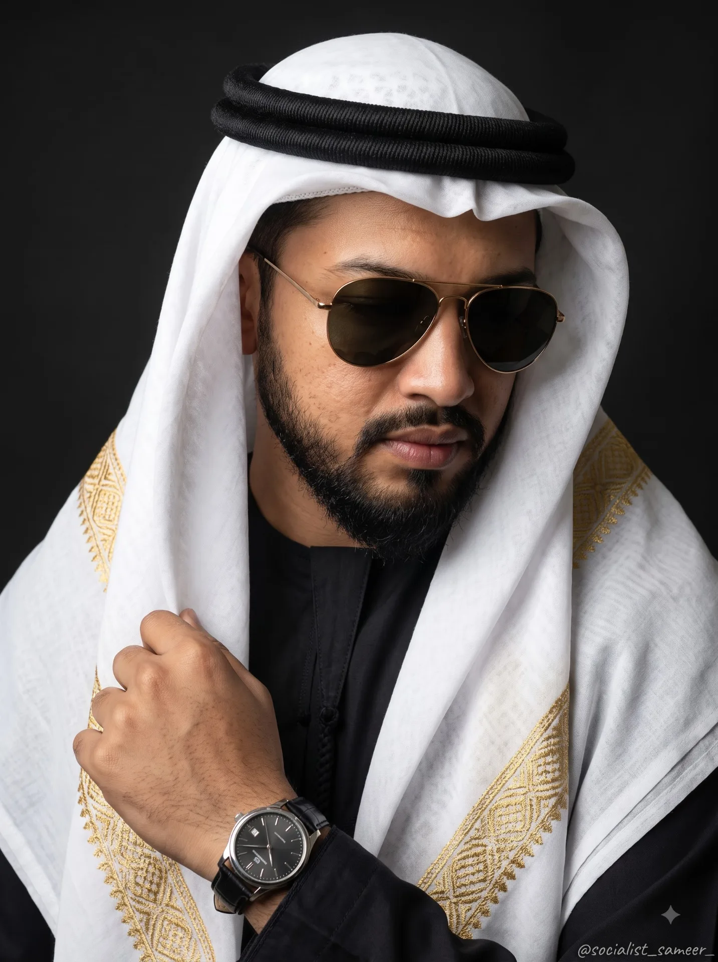 Create a premium, ultra-realistic cinematic editorial portrait using the uploaded reference image as a visual appearance reference.