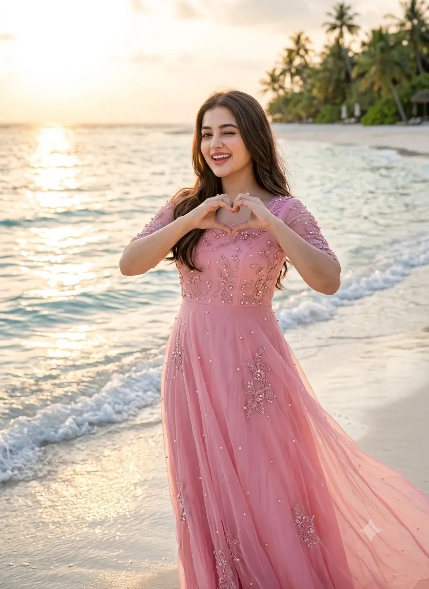 Tropical Beach Portrait