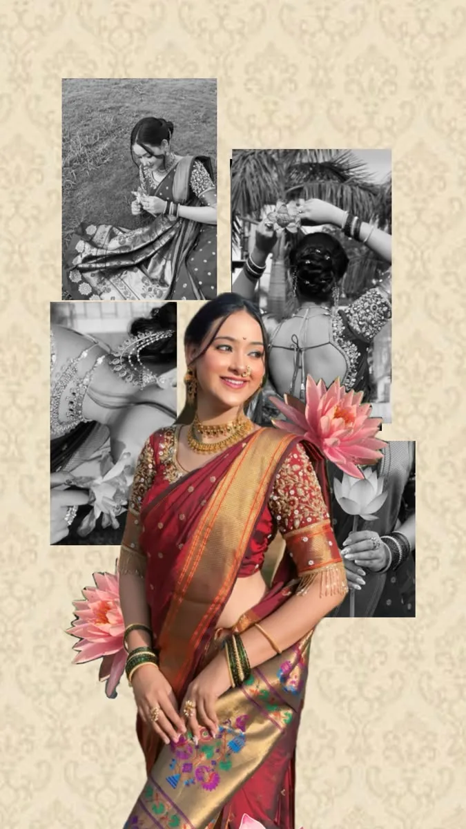 A photorealistic vertical aesthetic collage, preserving the exact 9:16 aspect ratio, composition, and framing of the reference image.