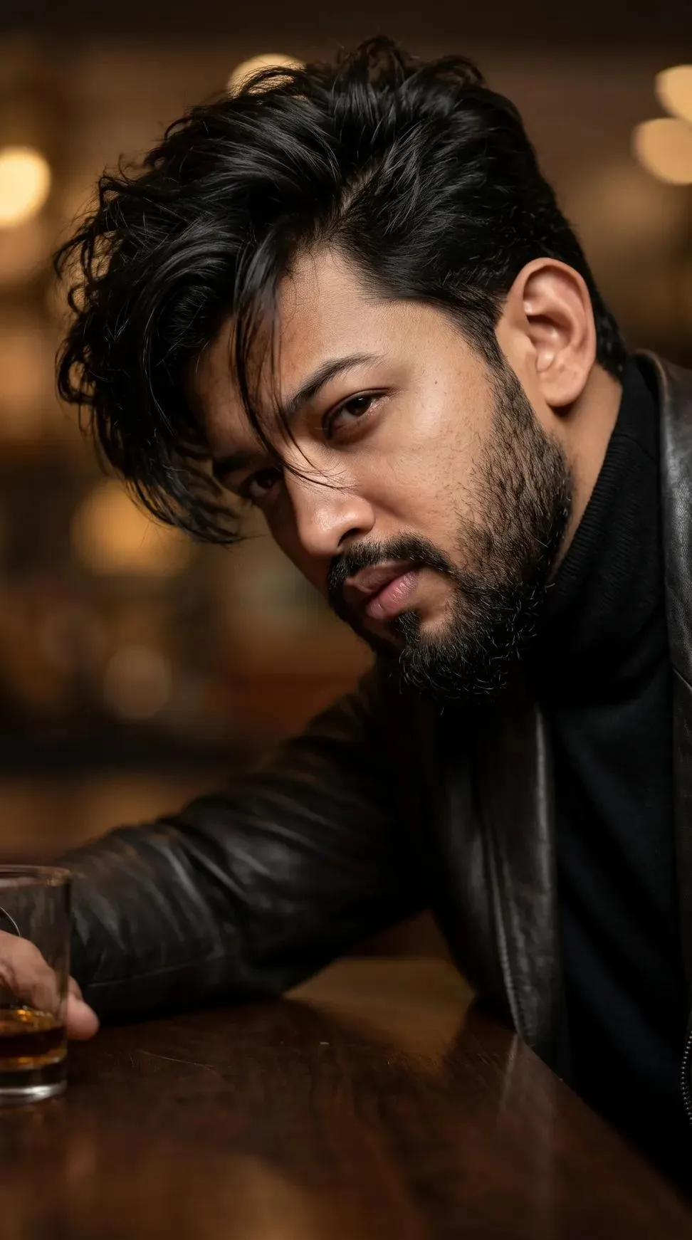 Ultra-realistic, hyper-detailed, 8K cinematic portrait of a young stylish man, using the uploaded image for exact face and hairstyle.