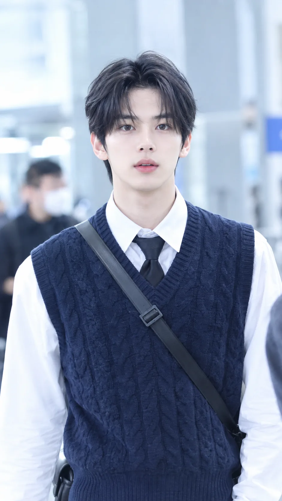 aspect ratio 9:16 , Keep the person exactly as shown in the reference image with 100% identical facial features, bone structure, 4K