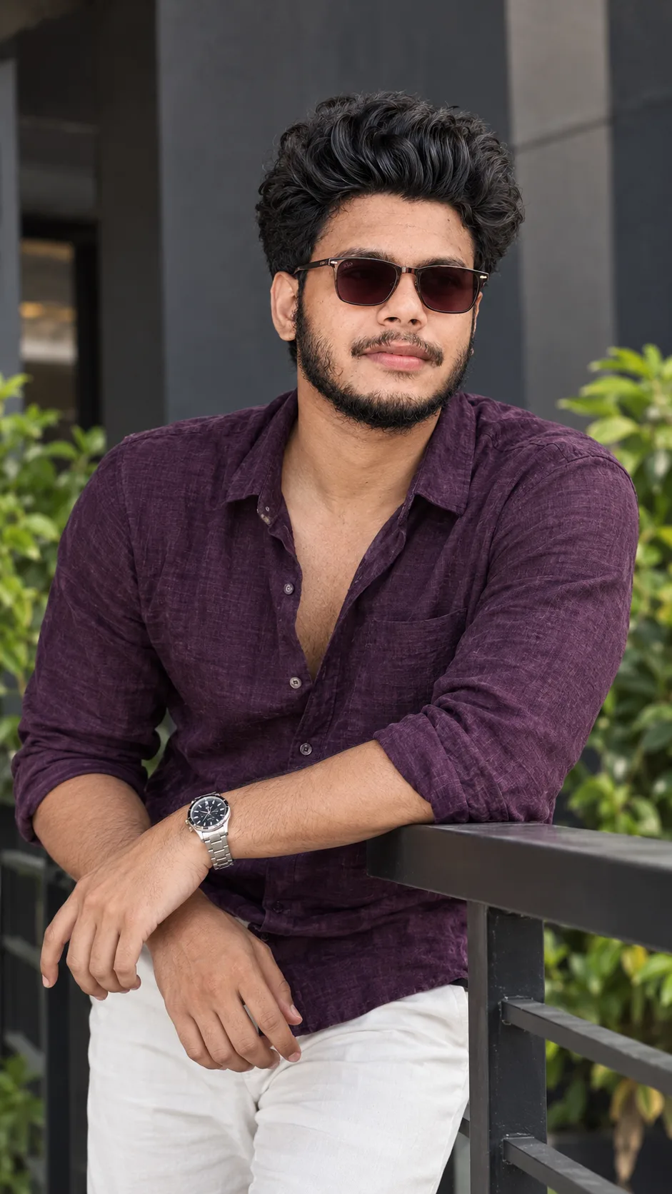 Create an ultra-realistic, high-end cinematic portrait of the man shown in the reference image, preserving his exact natural facial