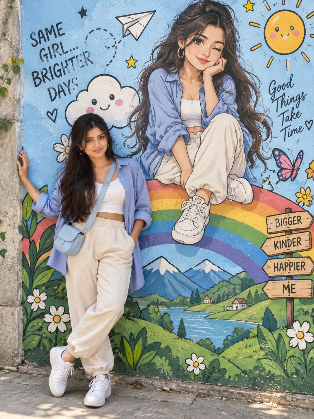 Photorealistic Illustrated Mural