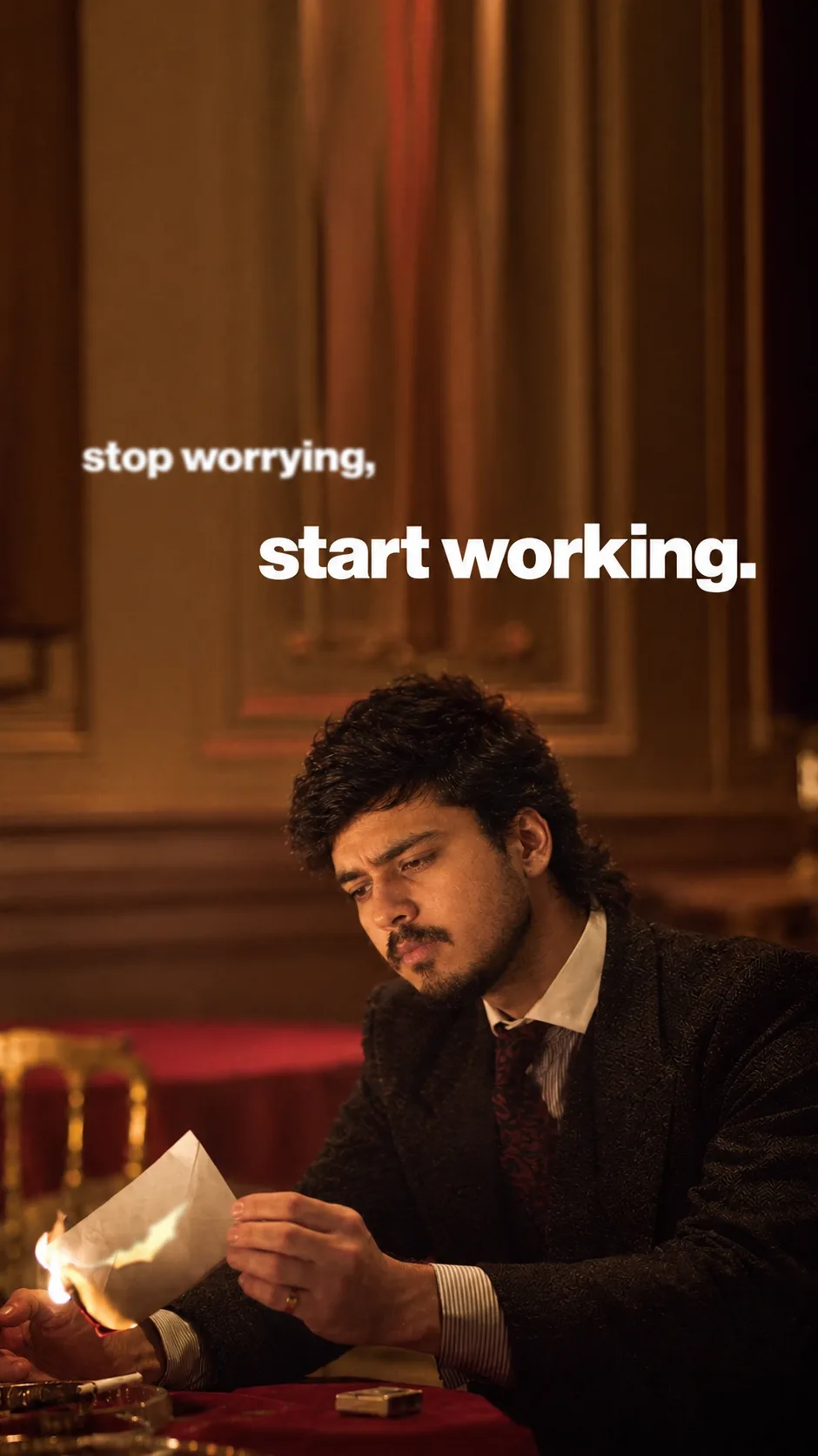 STOP WORRYING. START WORKING.